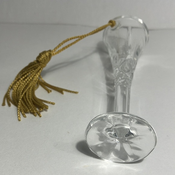 Gorham Crystal Lady Anne Ornament Champagne Flute - Picture 4 of 4